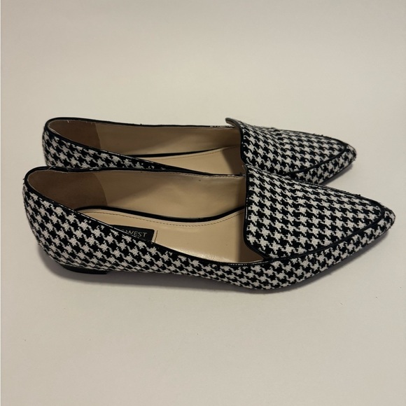 Nine West Abay Houndstooth Pointed Toe Flats - Picture 5 of 7